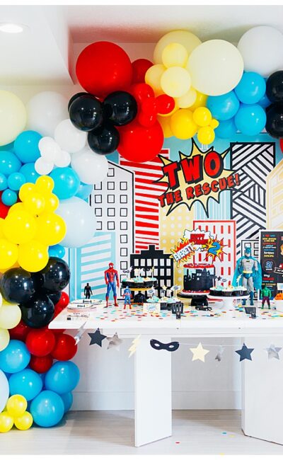 TWO The Rescue | Superhero Birthday Party | Two Year Old Birthday Party